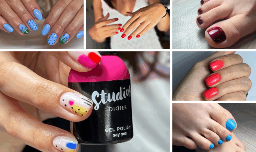 Letnji manikir i pedikir, Didier gel lak za nokte, Shellac gel lak za nokte, nails art, trendovi u bojama za nokte
