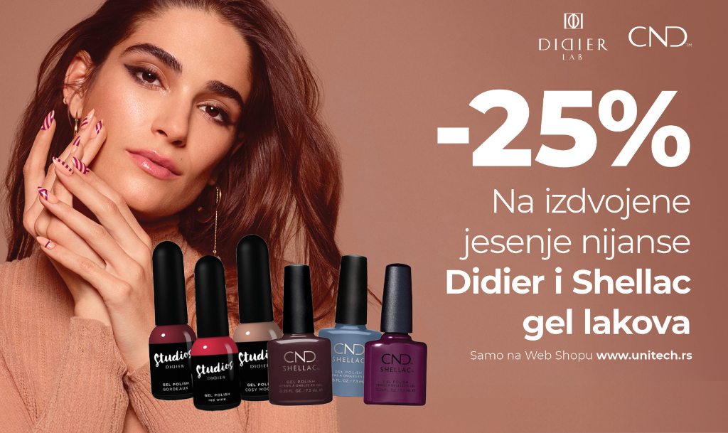 Jesenje nijanse gel lakova snižene -25%