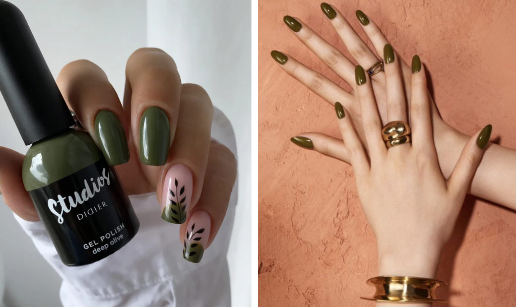 Didier Deep Olive i Shellac Olive Grove jesenje nijanse lakova za nokte