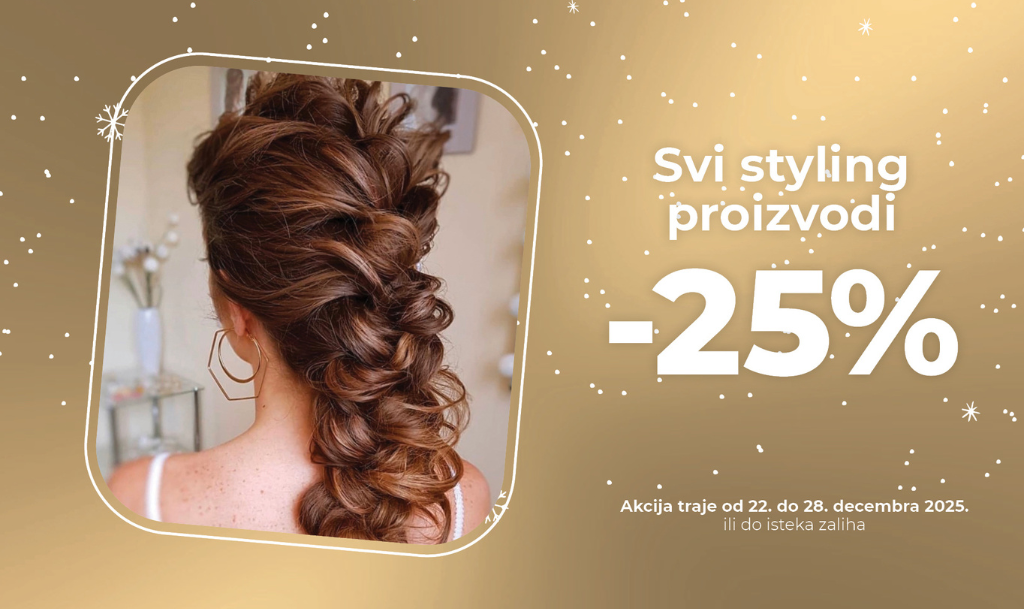 Svi styling proizvodi -25% Unitech akcija