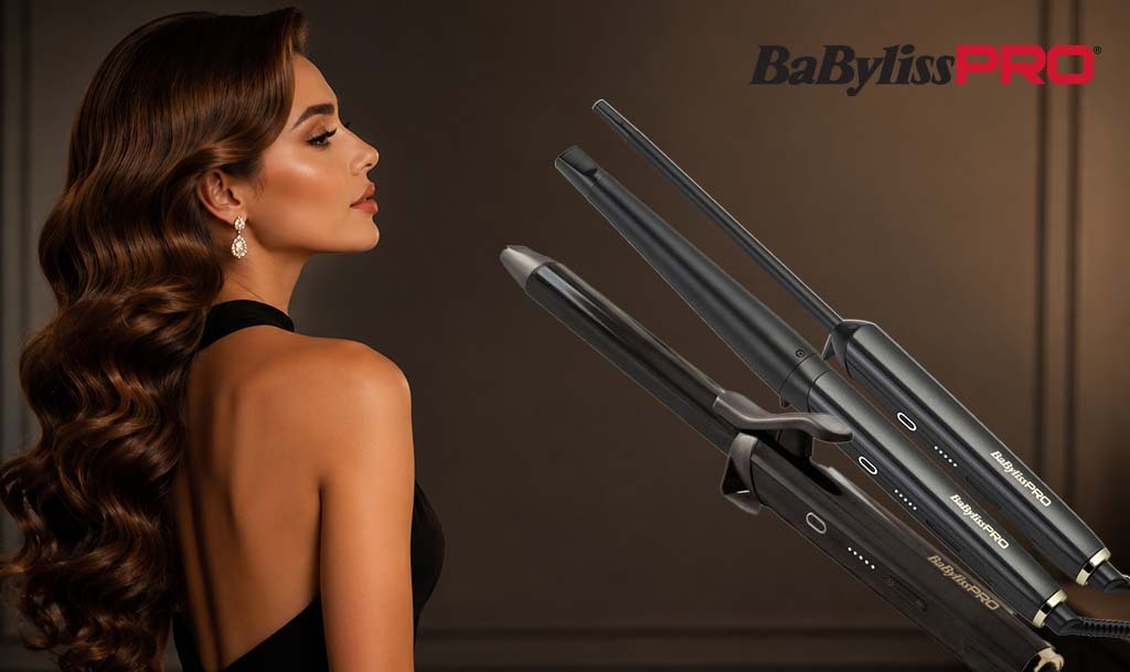 BaBylissPRO uvijači za kosu HI-PERFORMANCE i hollywood talasi u kosi